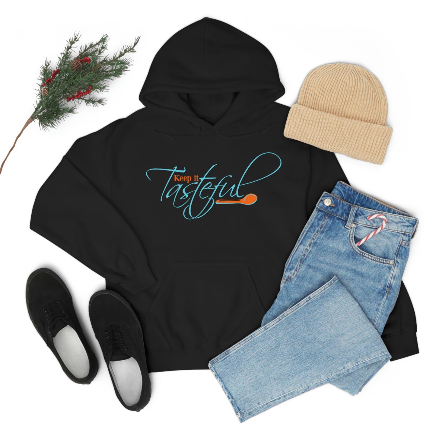 Signature 'Keep it Tasteful' Unisex Heavy Blend™ Hooded Sweatshirt